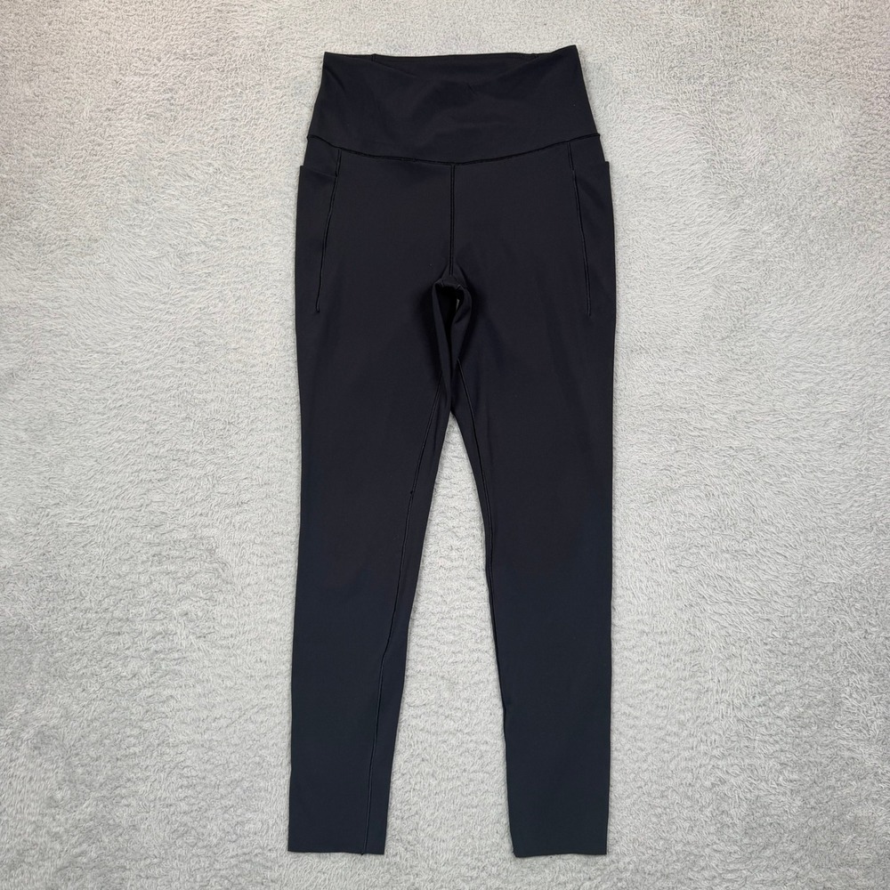 Spyder Active Womens High Rise Pocket Leggings Black Size Small RN63619
